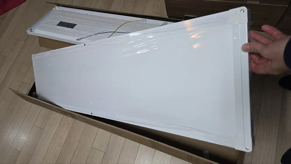 오래된 거실형광등 작업 과정