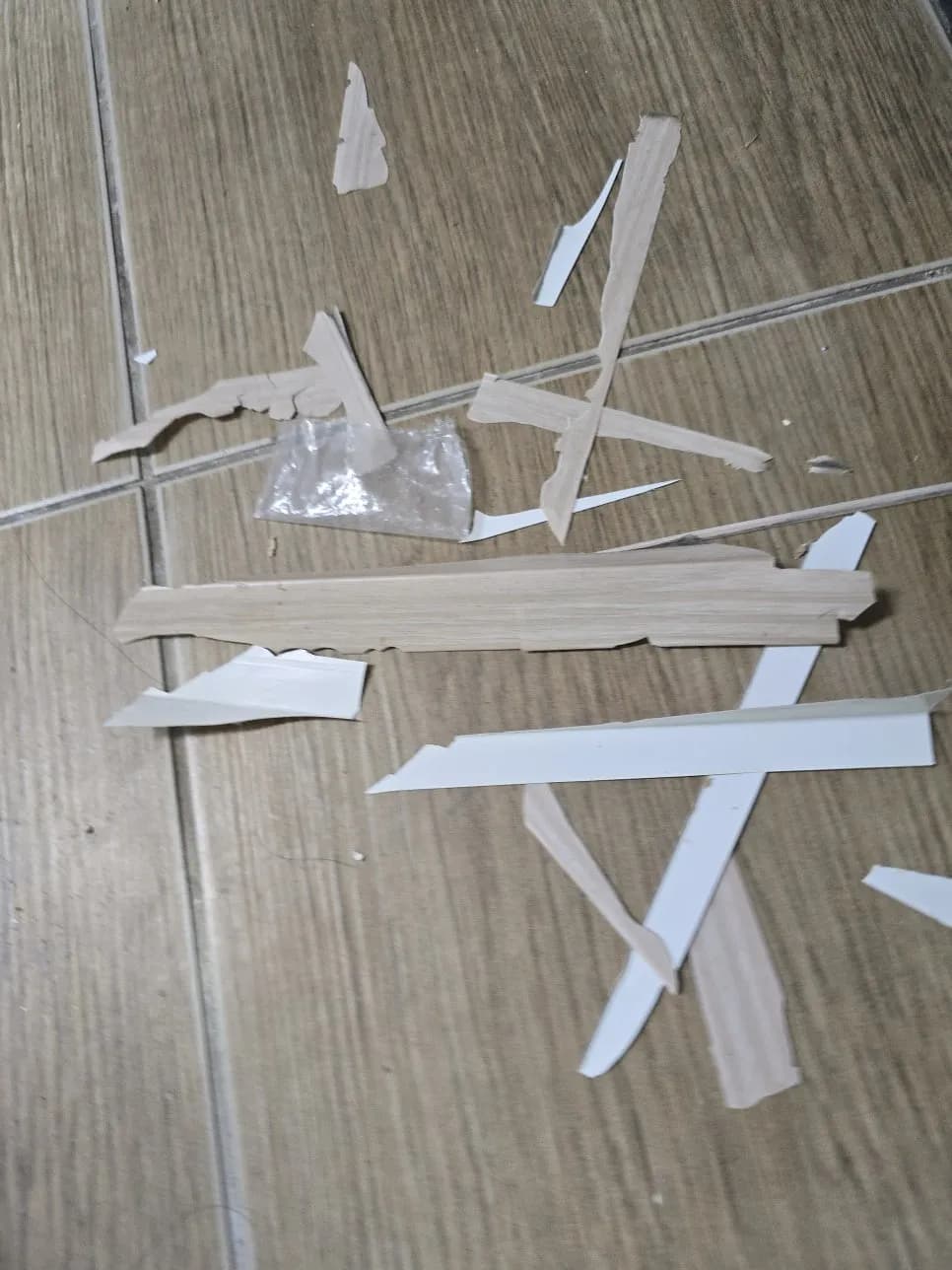 떨어진 샷시필름 작업 과정