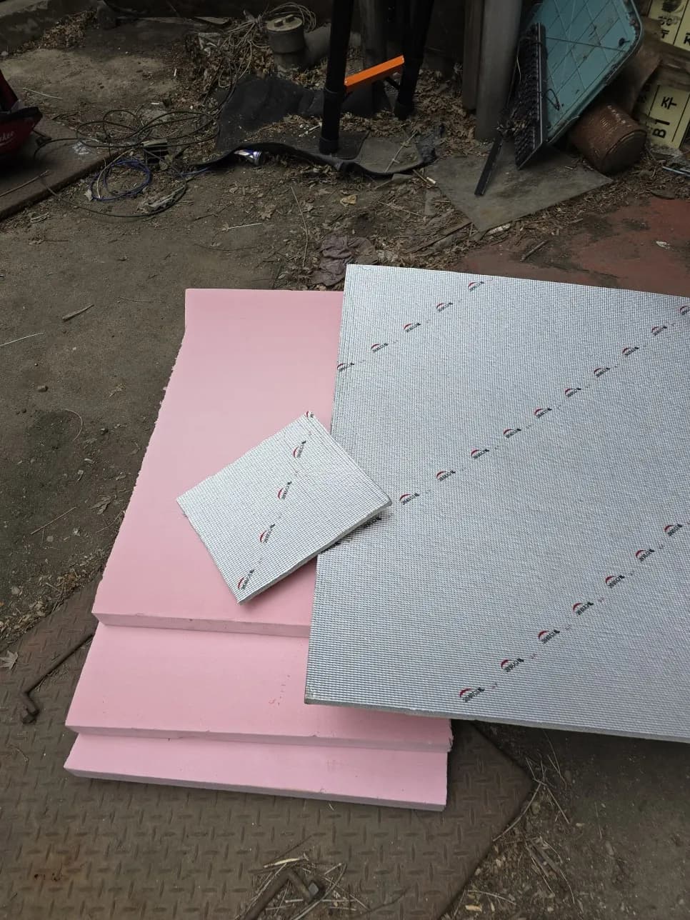 건물벽덕트철거구멍 작업 과정