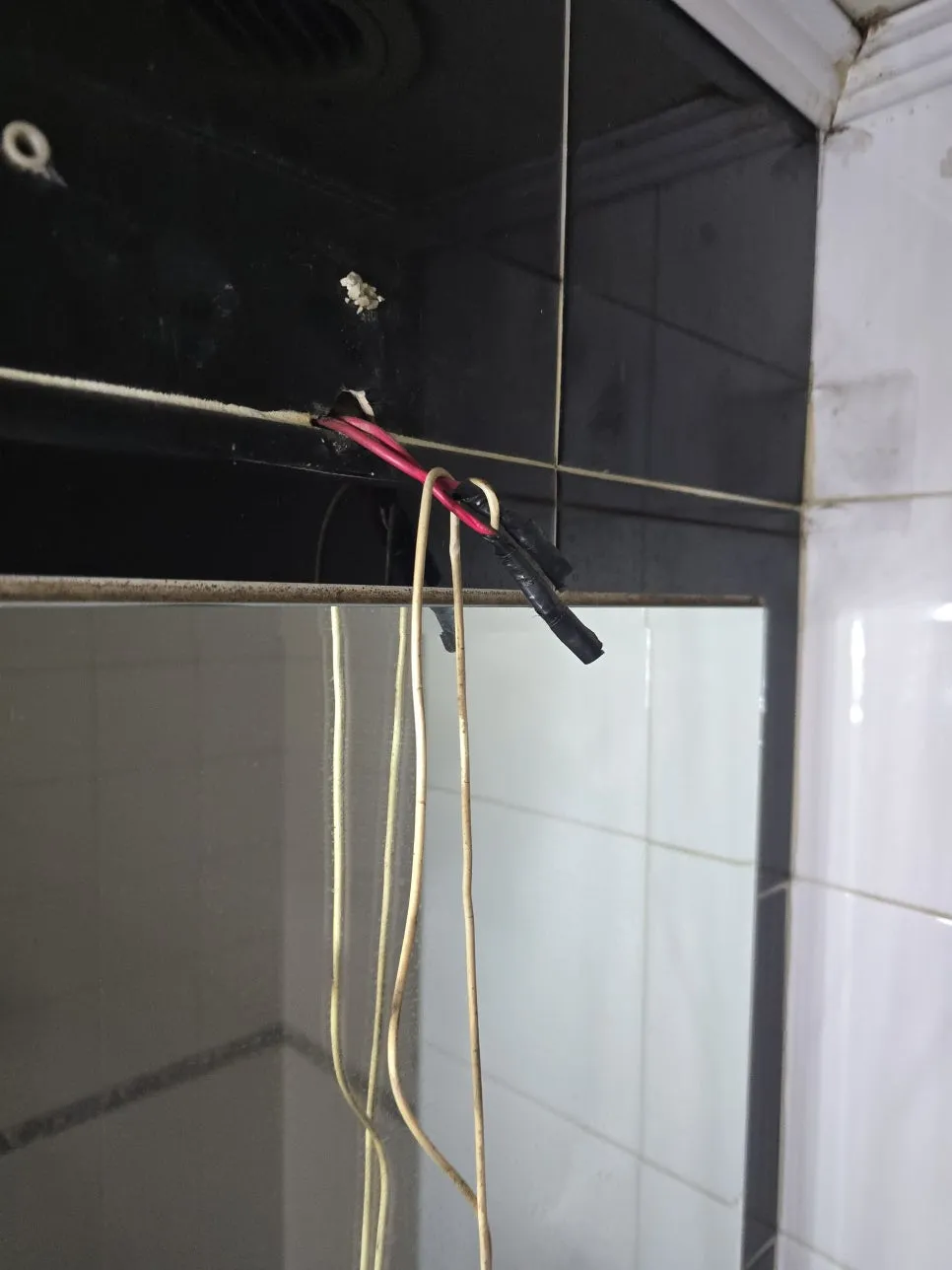 불나간화장실형광등 작업 과정