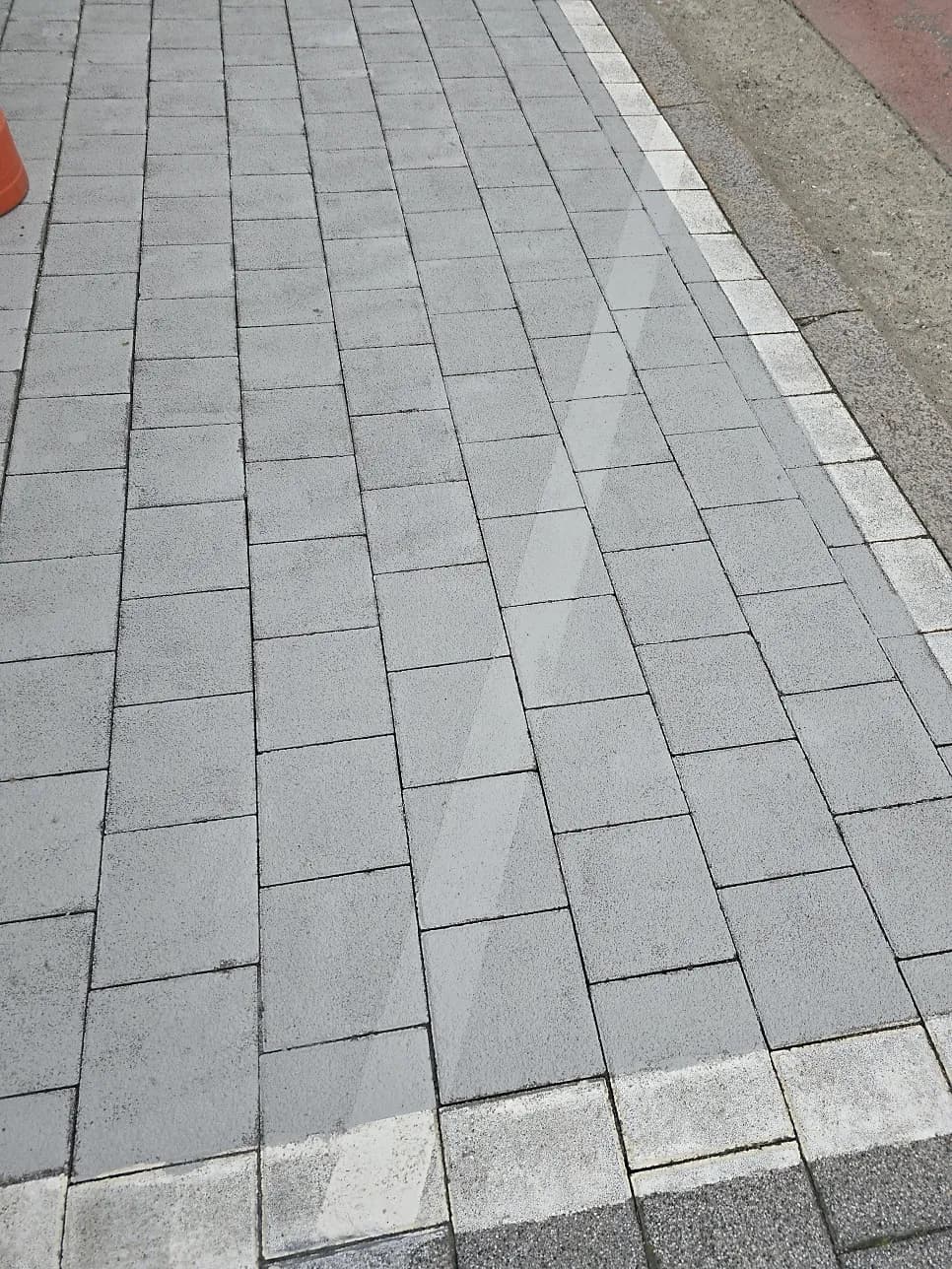 주차선지우기 작업 과정