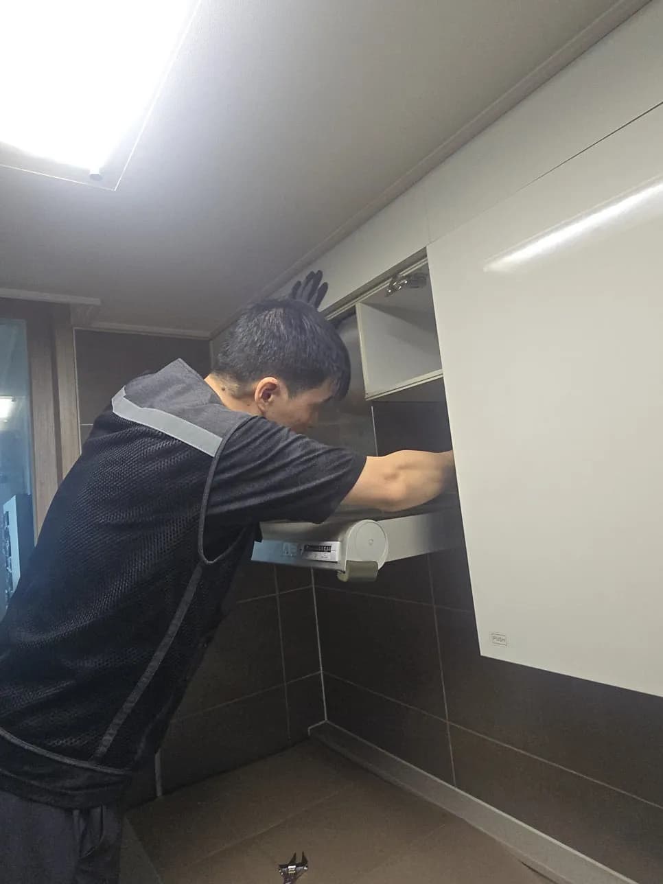 오래된 주방후왕해체 작업 과정