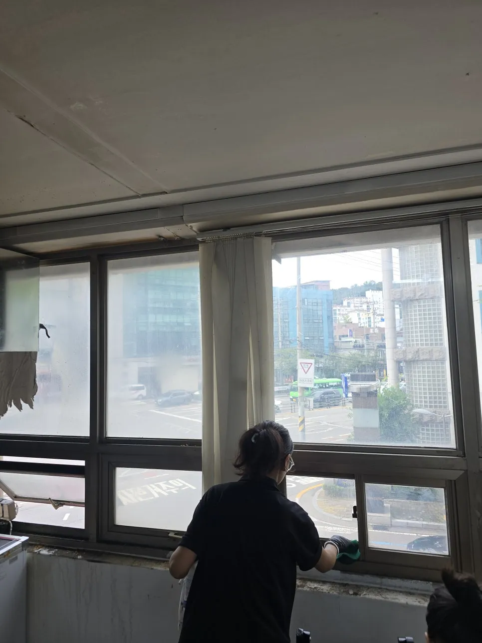 상가가게창문 작업 과정