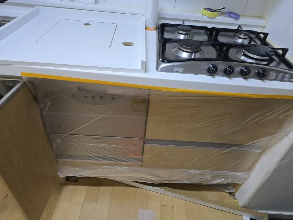 누수 로 냄새나는 싱크 하부장 싱크대 작업 과정