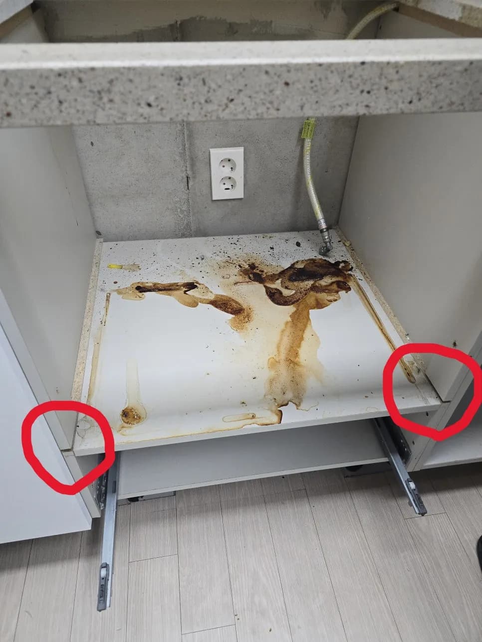 안들어가는인덕션 작업 과정