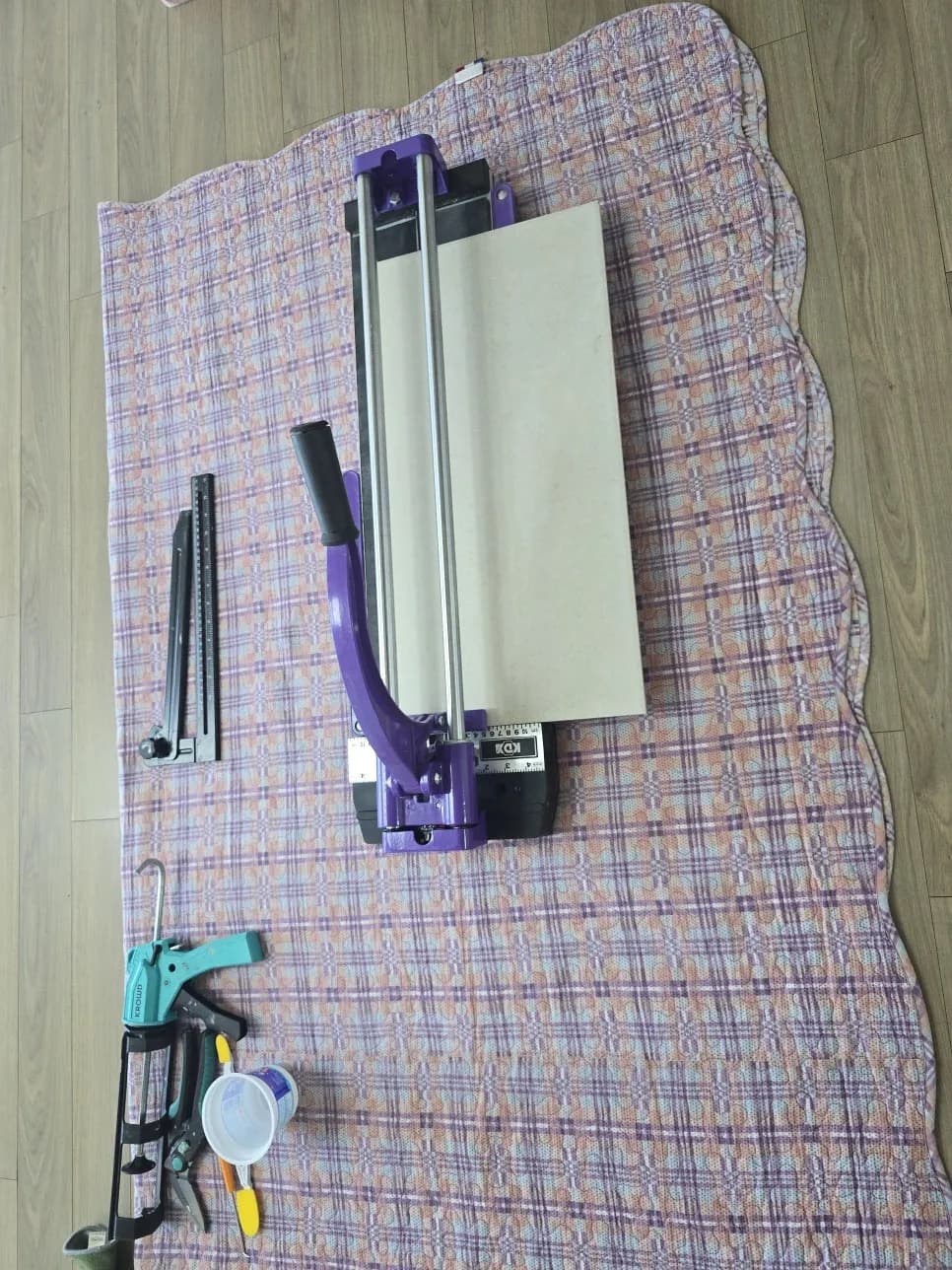 강북 주방벽타일 부분맞춤보수작업비용 철 작업 과정