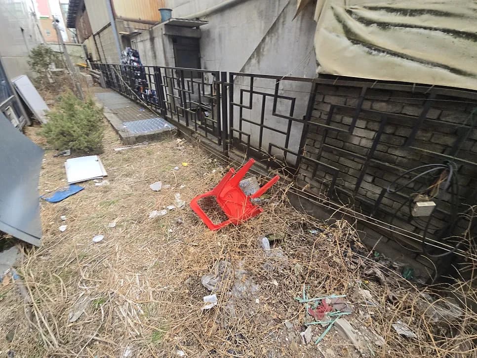 건물경계샌드위치판넬벽세우기 작업 과정