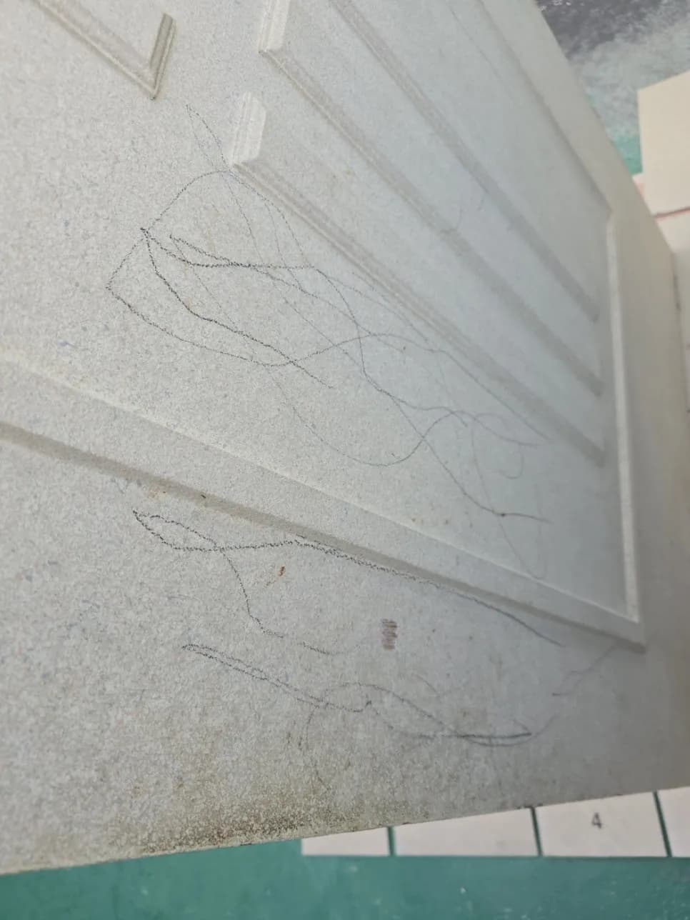 오래된 지저분한문짝 작업 과정