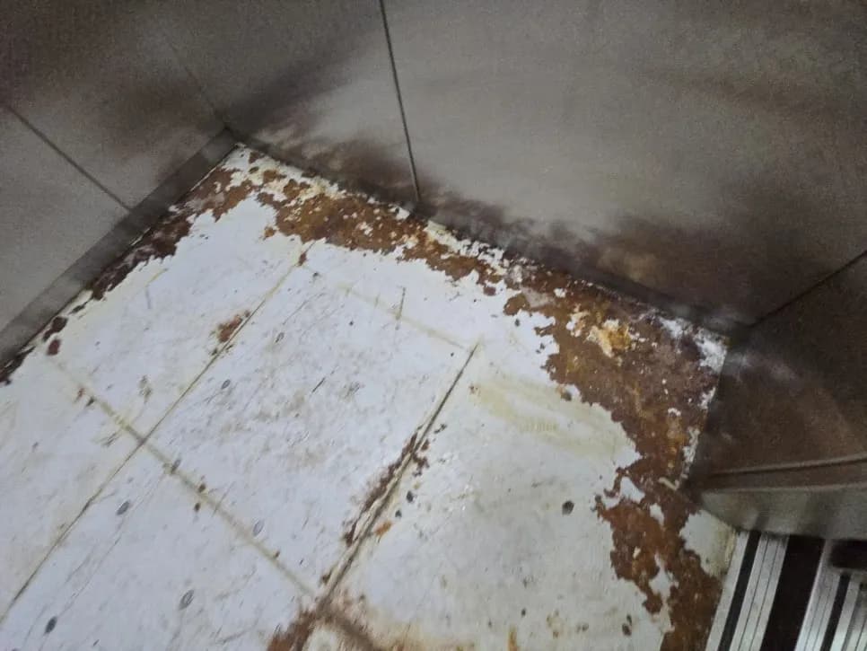 중구 울퉁불퉁 엘리베이터 바닥교체 승 작업 과정